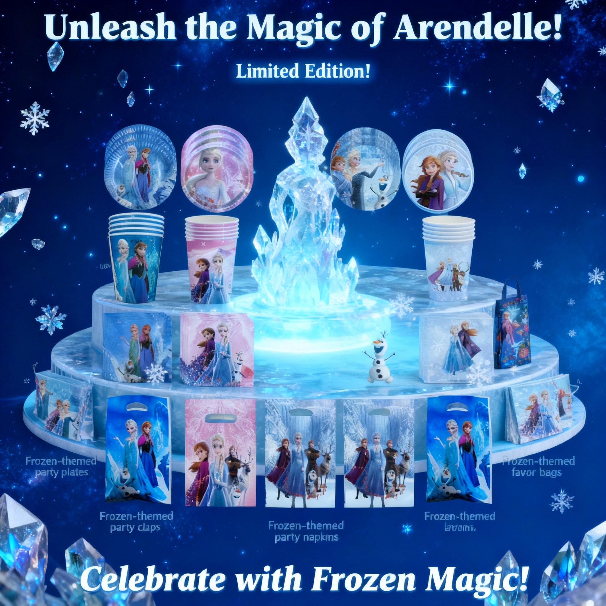 Supply Event - Frozen Birthday Party Supplies Elsa Anna