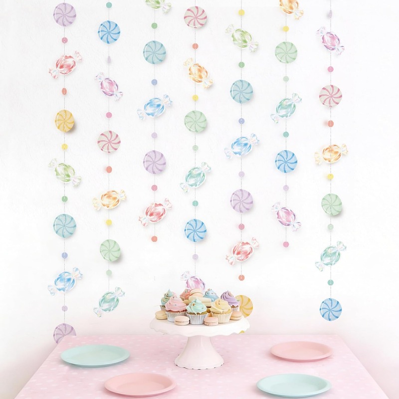 Party Event Supply Store - Candyland Party Decorations Candy Garlands Lollipop