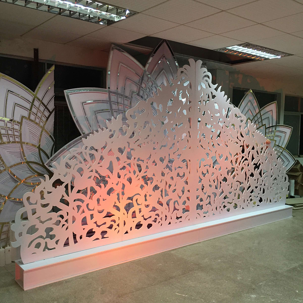 Party Event Supplier - Latest Creative Design White Acrylic Hallow