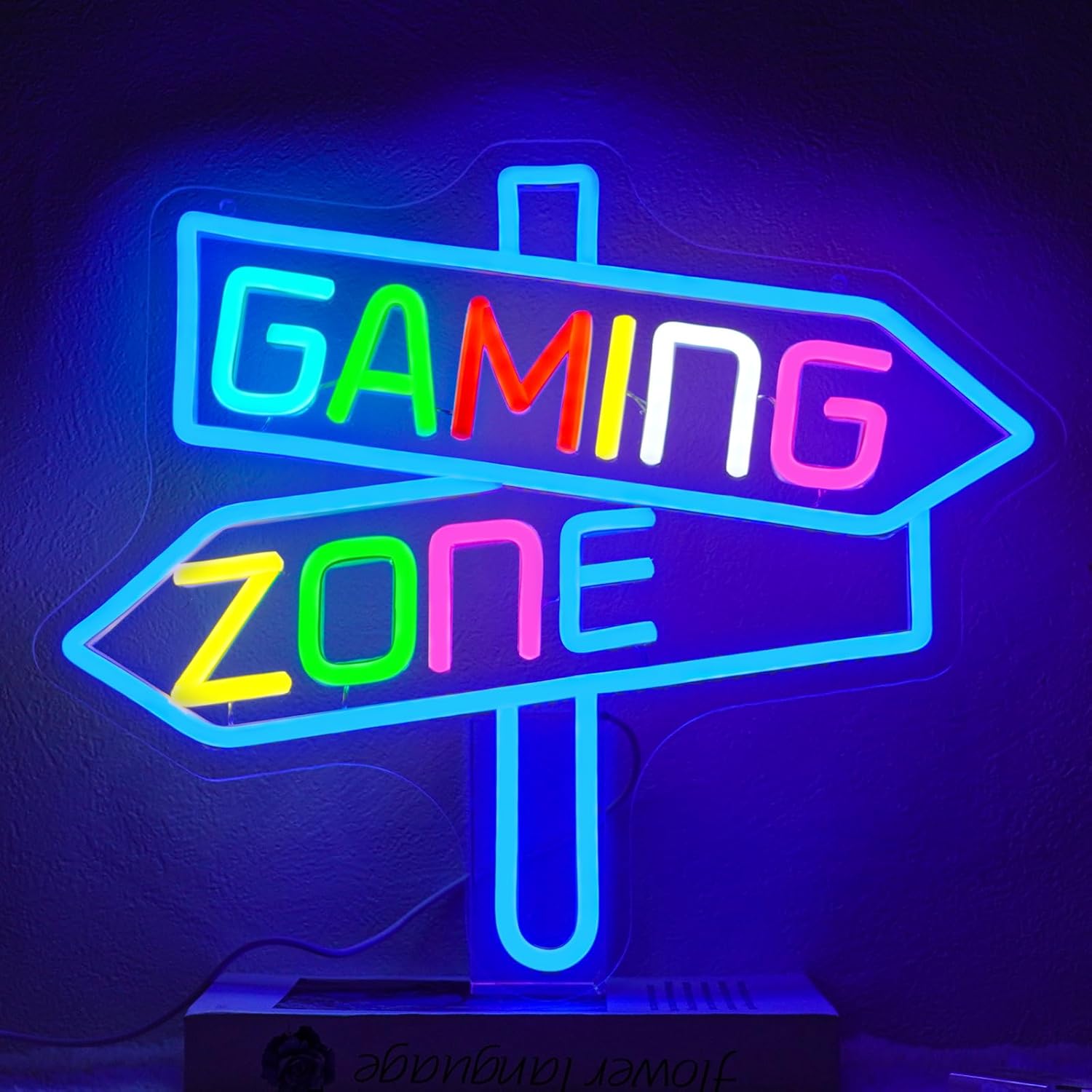 Neon Sign Party - Gaming Zone Neon Sign USB LED