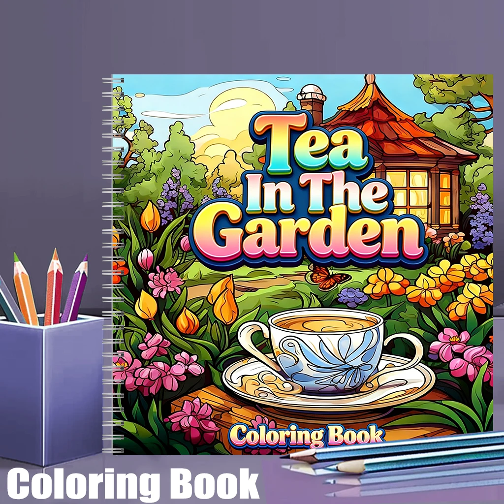 Supply Event - Tea In The Gardens Coloring Book