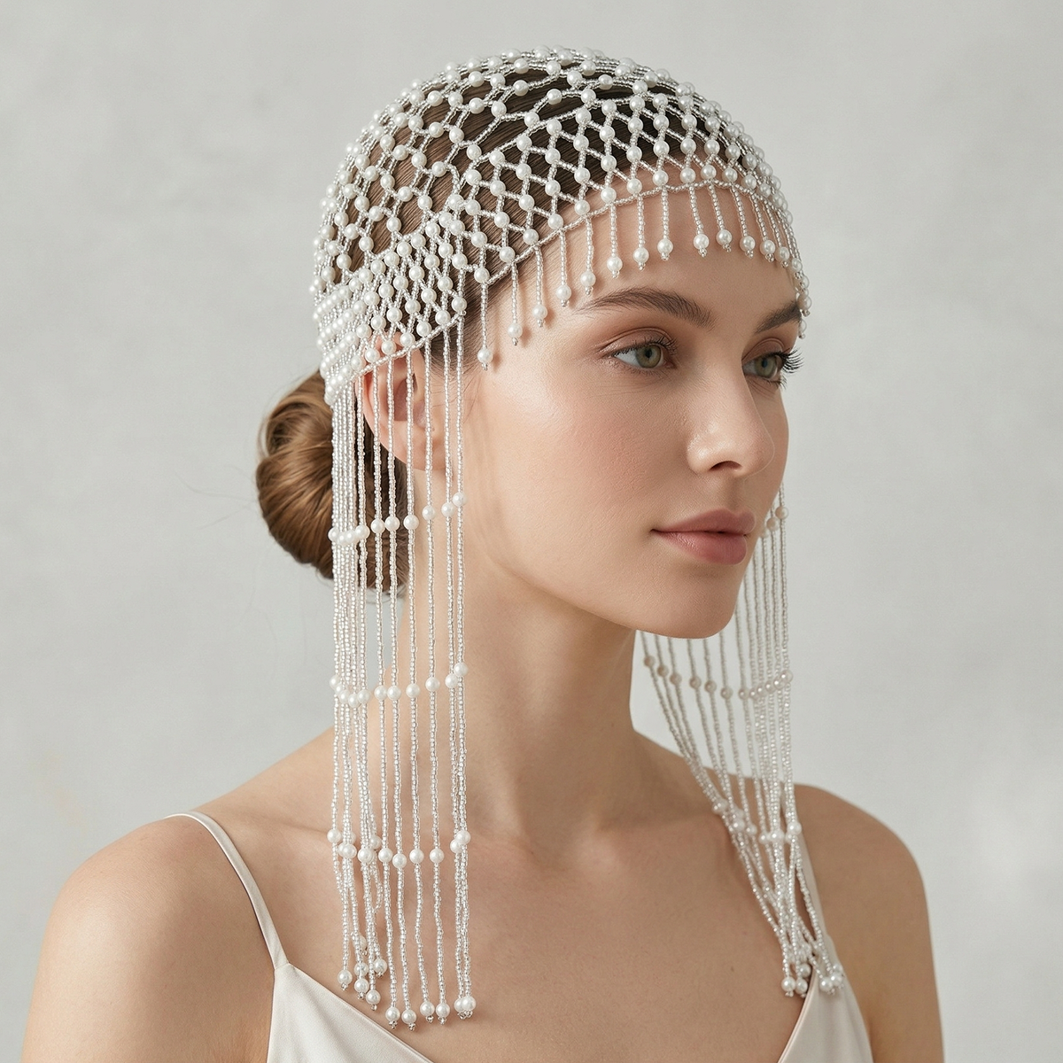 Luxury Pearls Beaded Headwrap  - Event Suppliers avaliação e preço