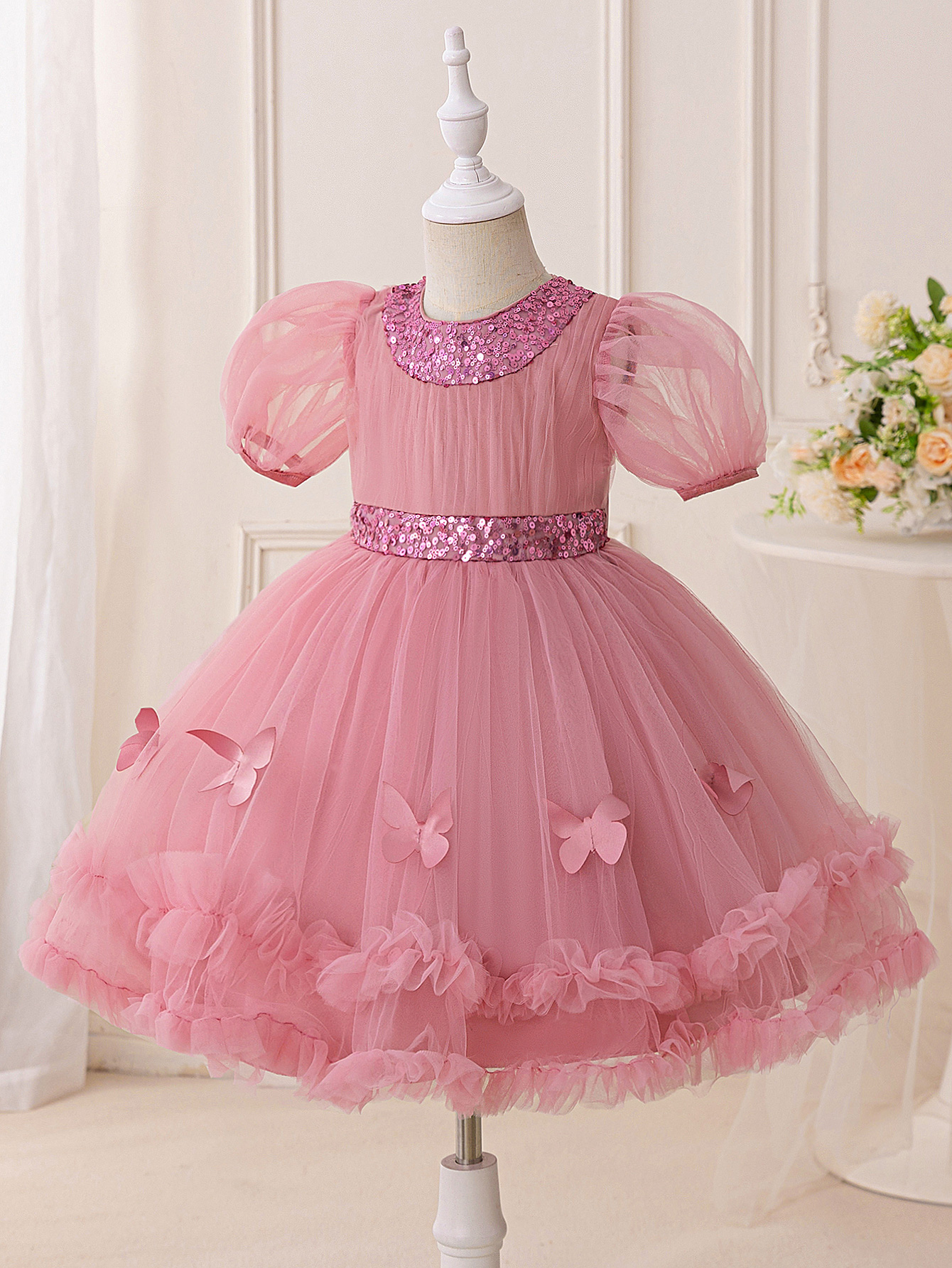 Elegant Sequin Party Girls Dre - Glitter Tablecloth avaliação e preço