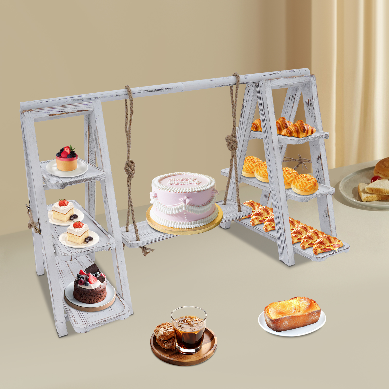 3-Tier A-Shape Cupcake Stand W - Cupcake Stand Tier avaliação e preço