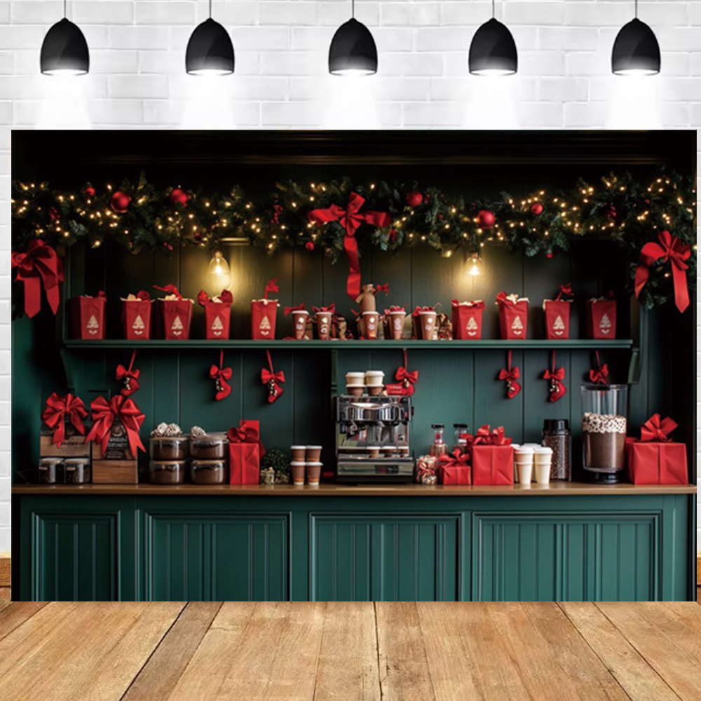 Christmas Photography Backdrop - Dessert Table Backdrop avaliação e preço