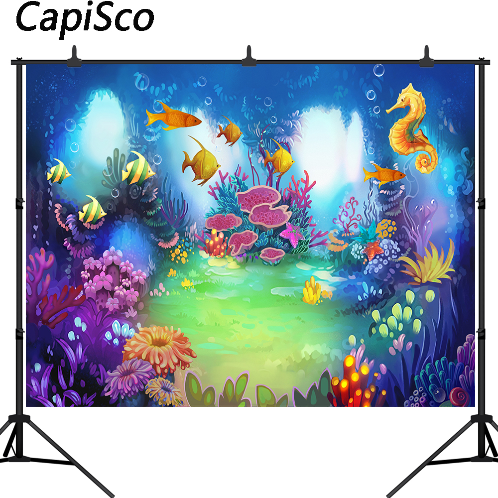Capisco Under the sea photogra - Dessert Table Backdrop avaliação e preço