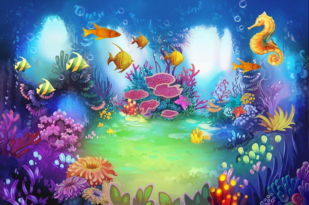 Capisco Under the sea photogra - Dessert Table Backdrop avaliação e preço