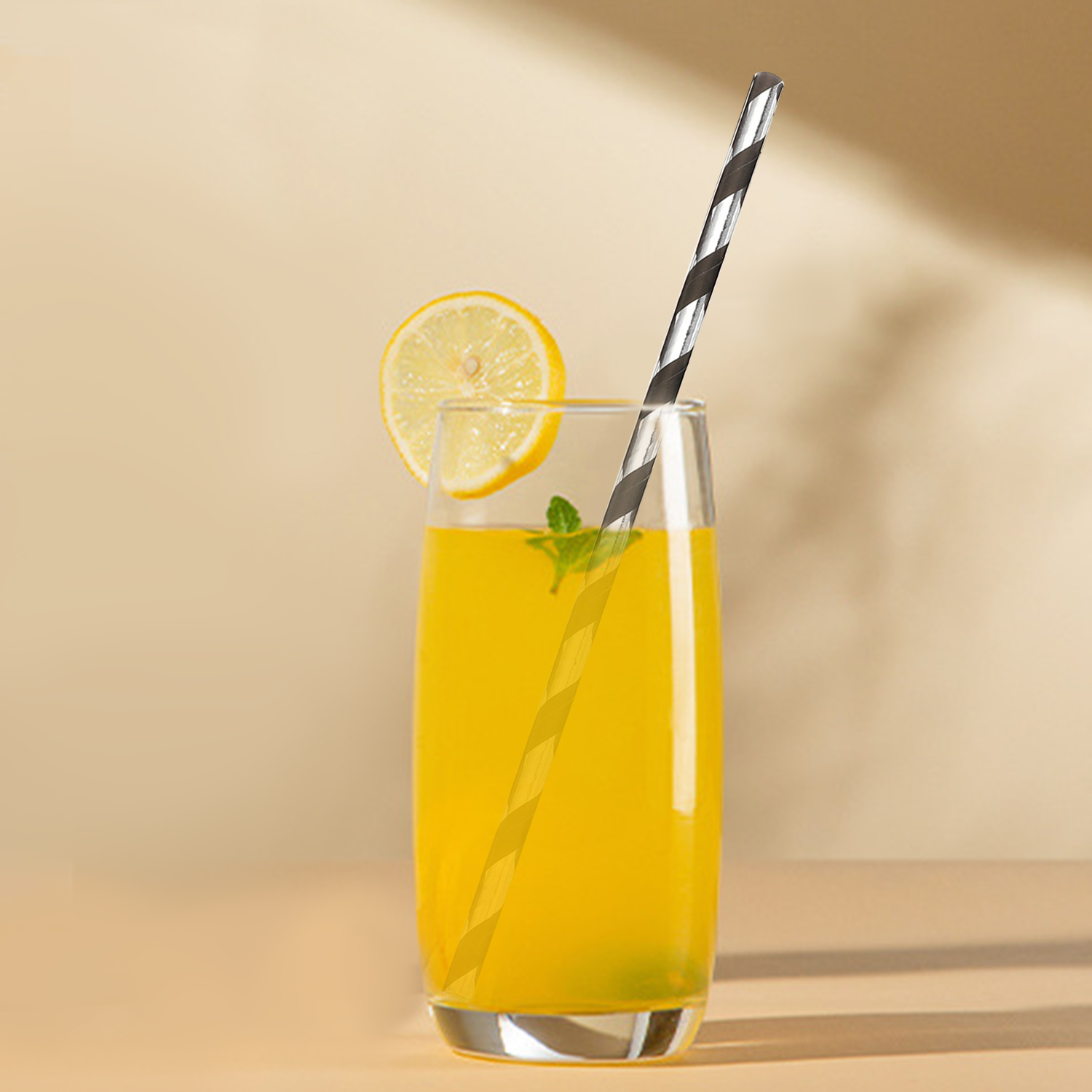25 Pcs Colorful Disposable Pap - Paper Straw Color avaliação e preço