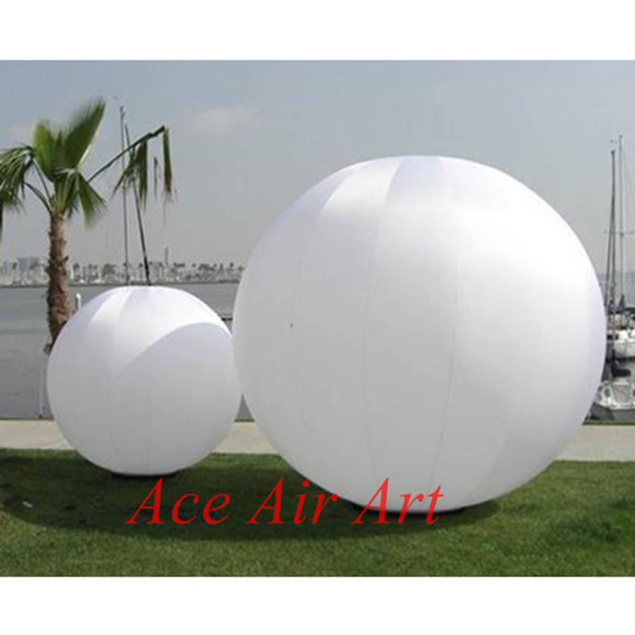 Inflatable White Round Ball, P - Party Event Supplier avaliação e preço