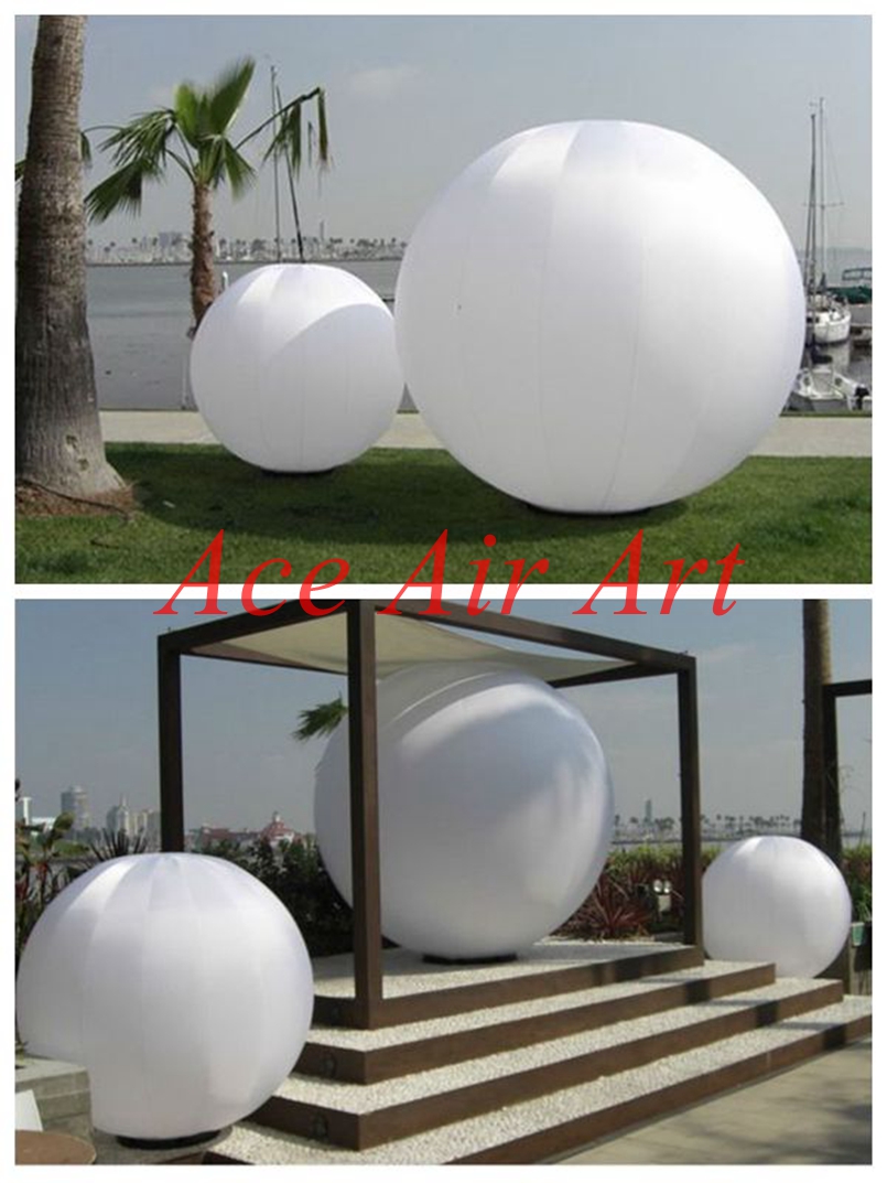 Inflatable White Round Ball, P - Party Event Supplier avaliação e preço
