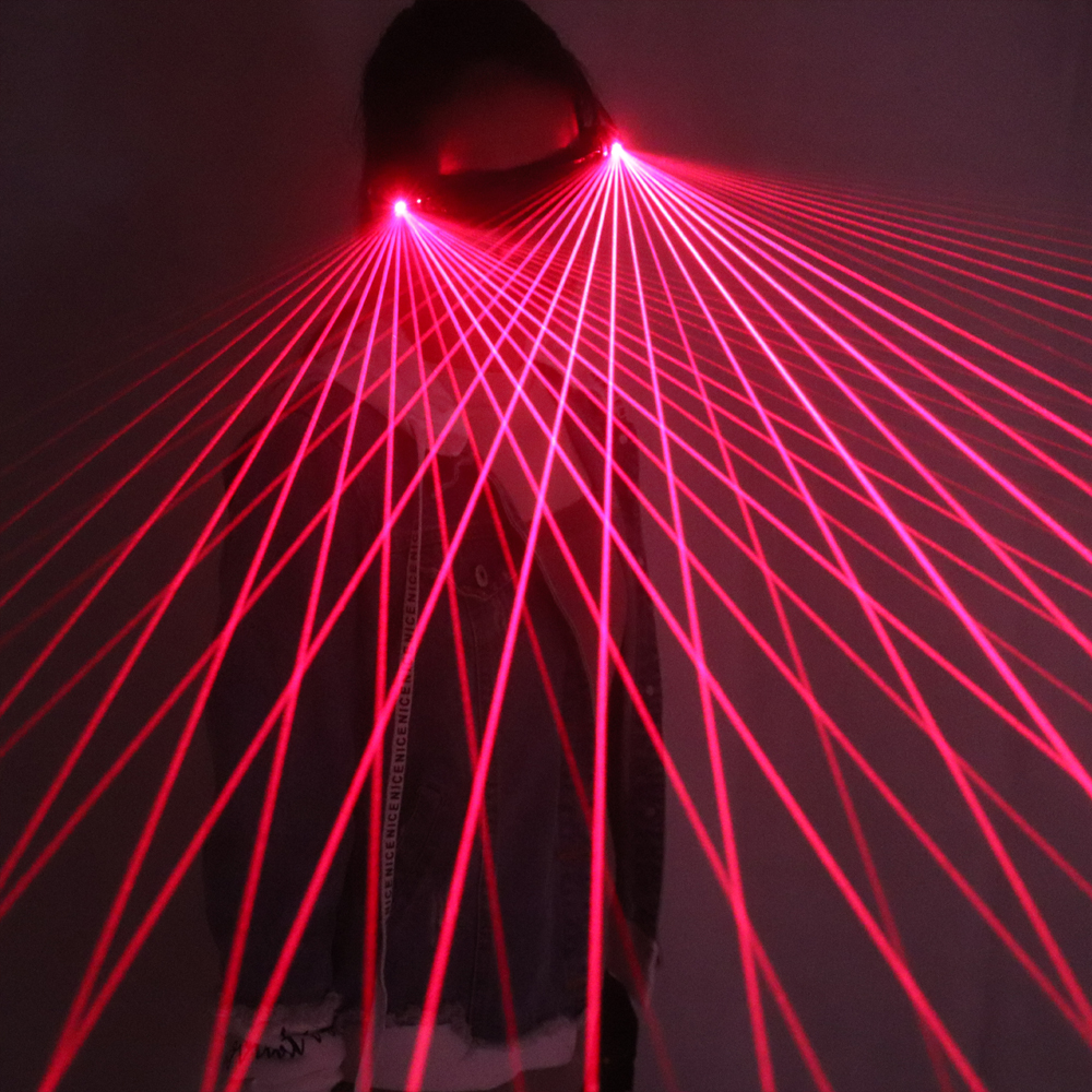 Red Laser Glasses 650nm LED Gl - Event Party Dj avaliação e preço