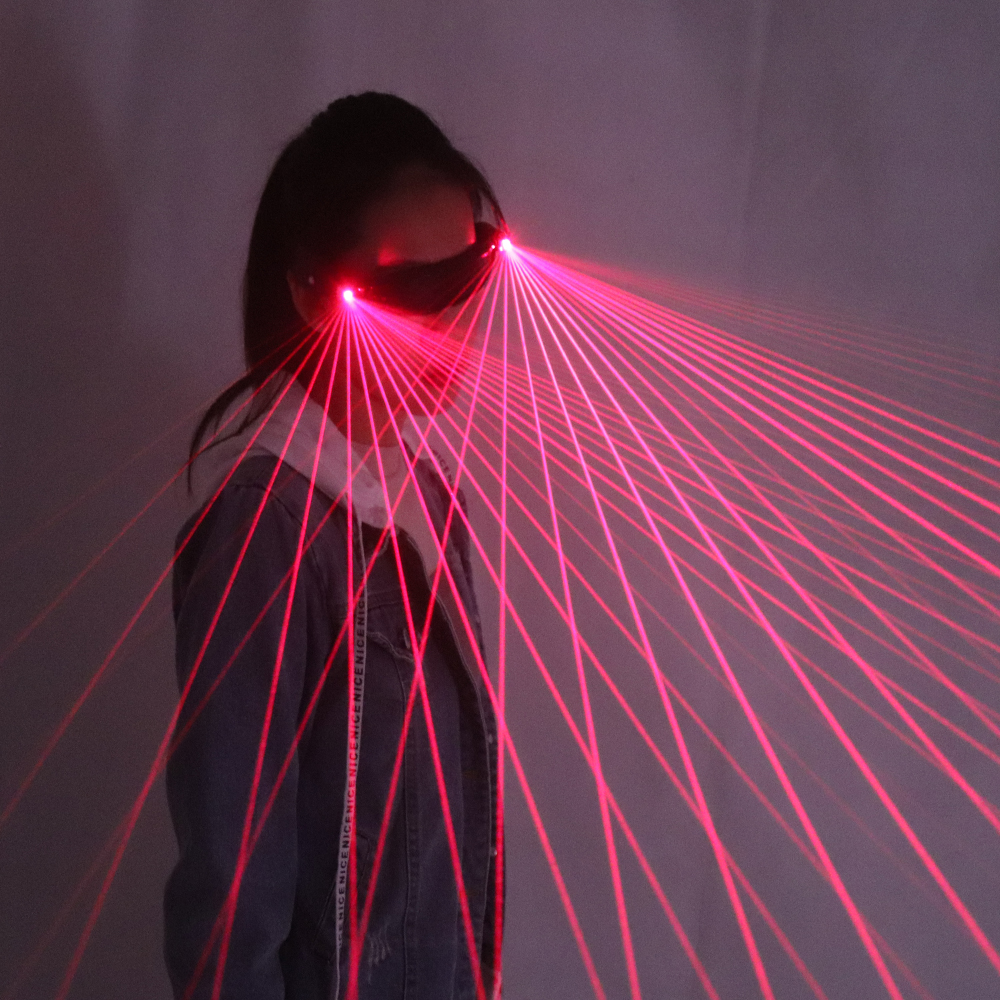 Red Laser Glasses 650nm LED Gl - Event Party Dj avaliação e preço