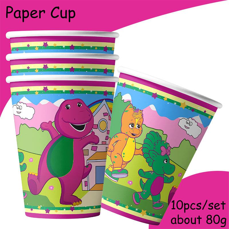 Dinosaur Barney Party Supplies - Table Cloth Disposable avaliação e preço