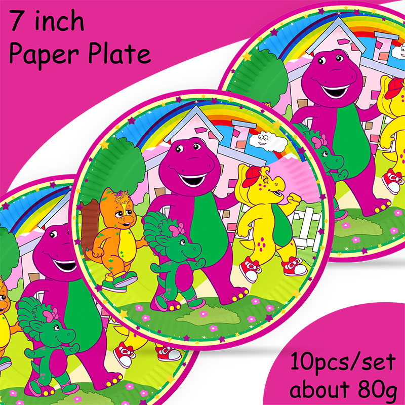 Dinosaur Barney Party Supplies - Table Cloth Disposable avaliação e preço