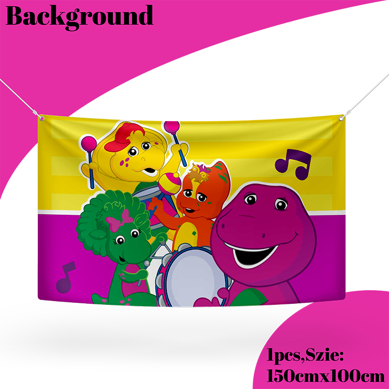 Dinosaur Barney Party Supplies - Table Cloth Disposable avaliação e preço