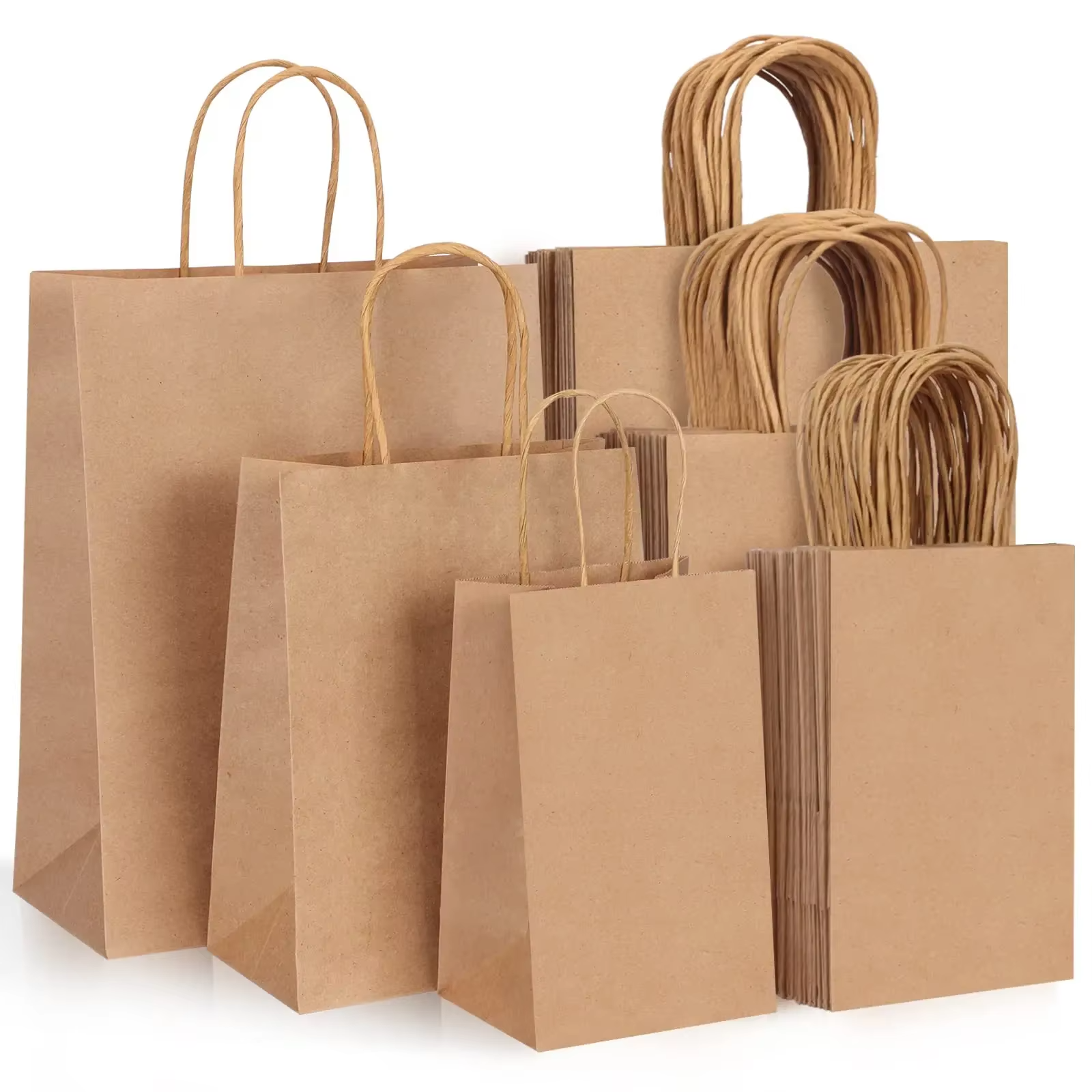 10/25/50pcs/lot Kraft Paper Ba - Party Event Supply Store avaliação e preço