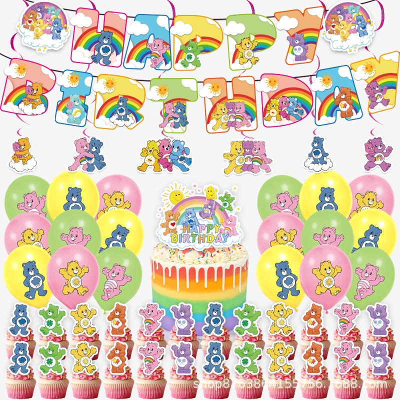 New Cute Cartoon Care Bears Th - Supply Event avaliação e preço