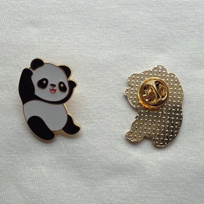 6pcs Cartoon China Panda Badge - Eve Party avaliação e preço