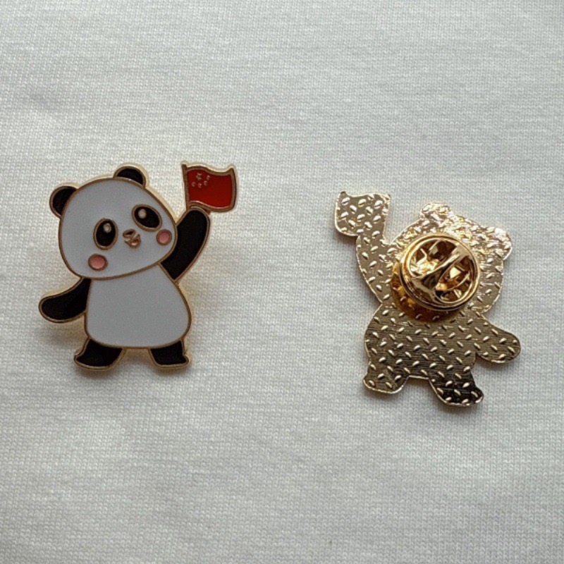 6pcs Cartoon China Panda Badge - Eve Party avaliação e preço