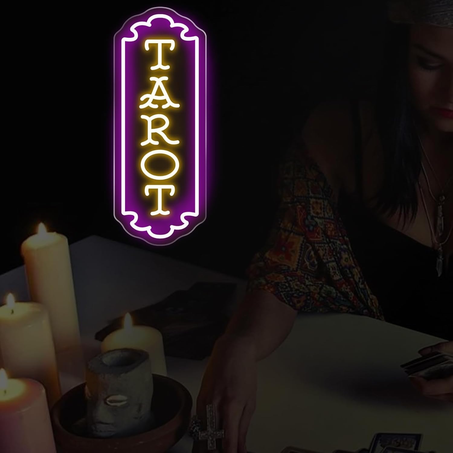 Tarot Neon Sign USB Powered My - Neon Sign Party avaliação e preço