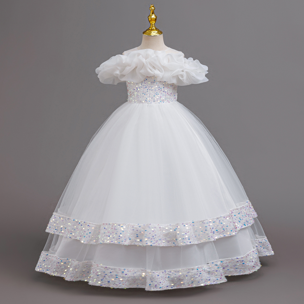 Girls Princess Off Shoulder Ru - Glitter Tablecloth avaliação e preço