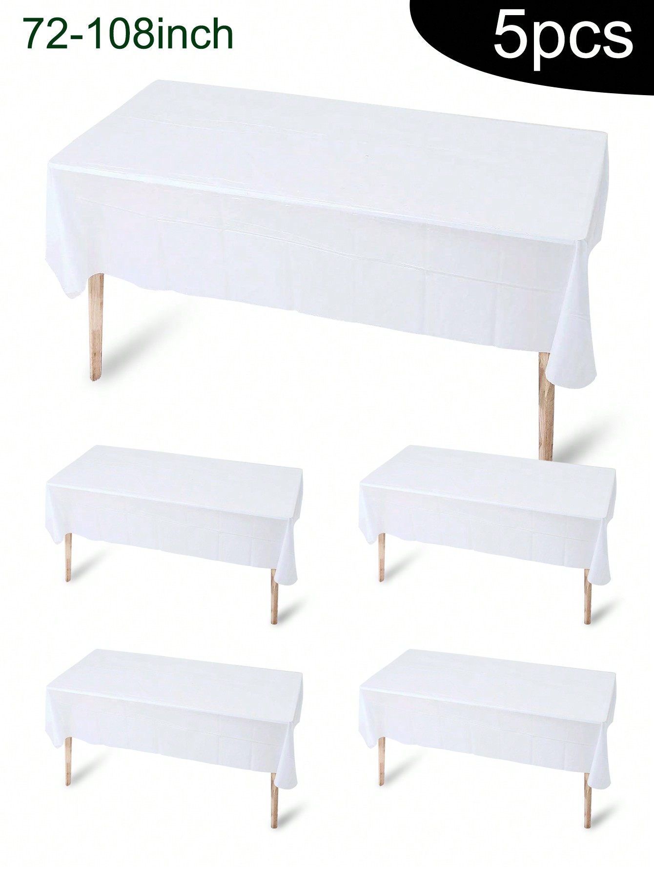 5pcs Disposable Plastic Party  - Table Cloth Disposable avaliação e preço