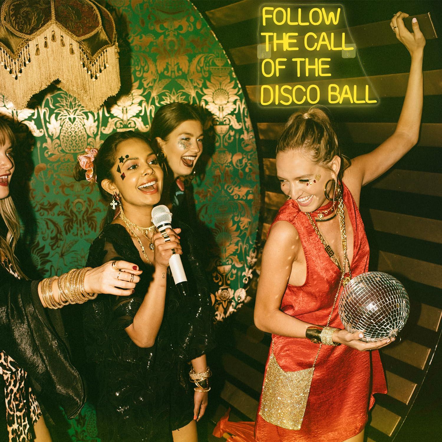 Follow The Call Of The Disco B - Neon Sign Party avaliação e preço