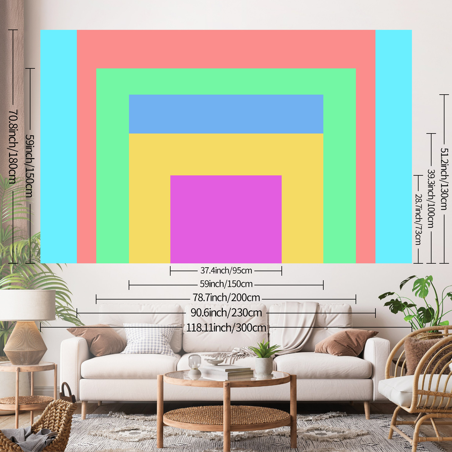 1pc Customized tapestries, cus - Eve Party avaliação e preço