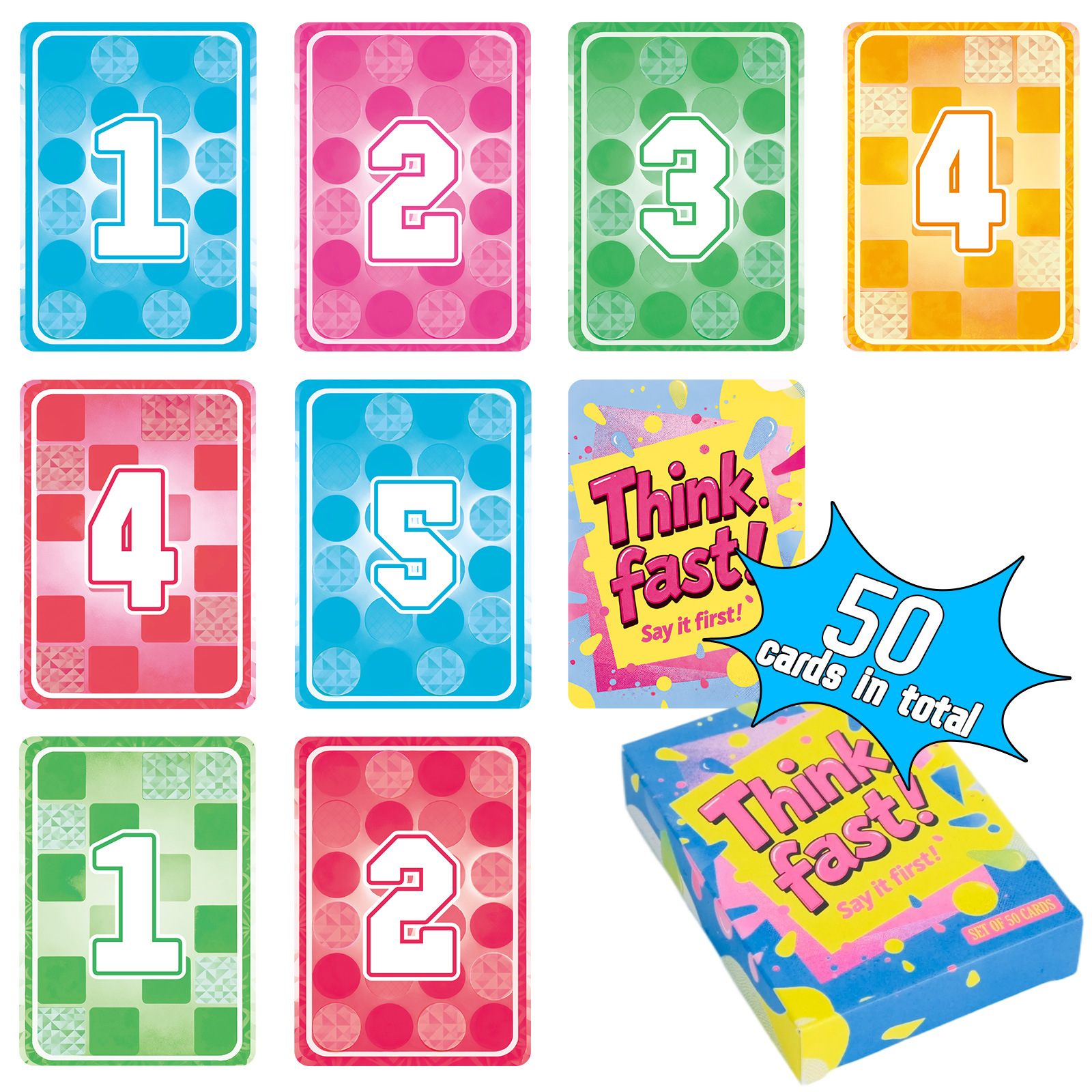 1 Box Quick Thinking Number Pu - Event Party Box avaliação e preço