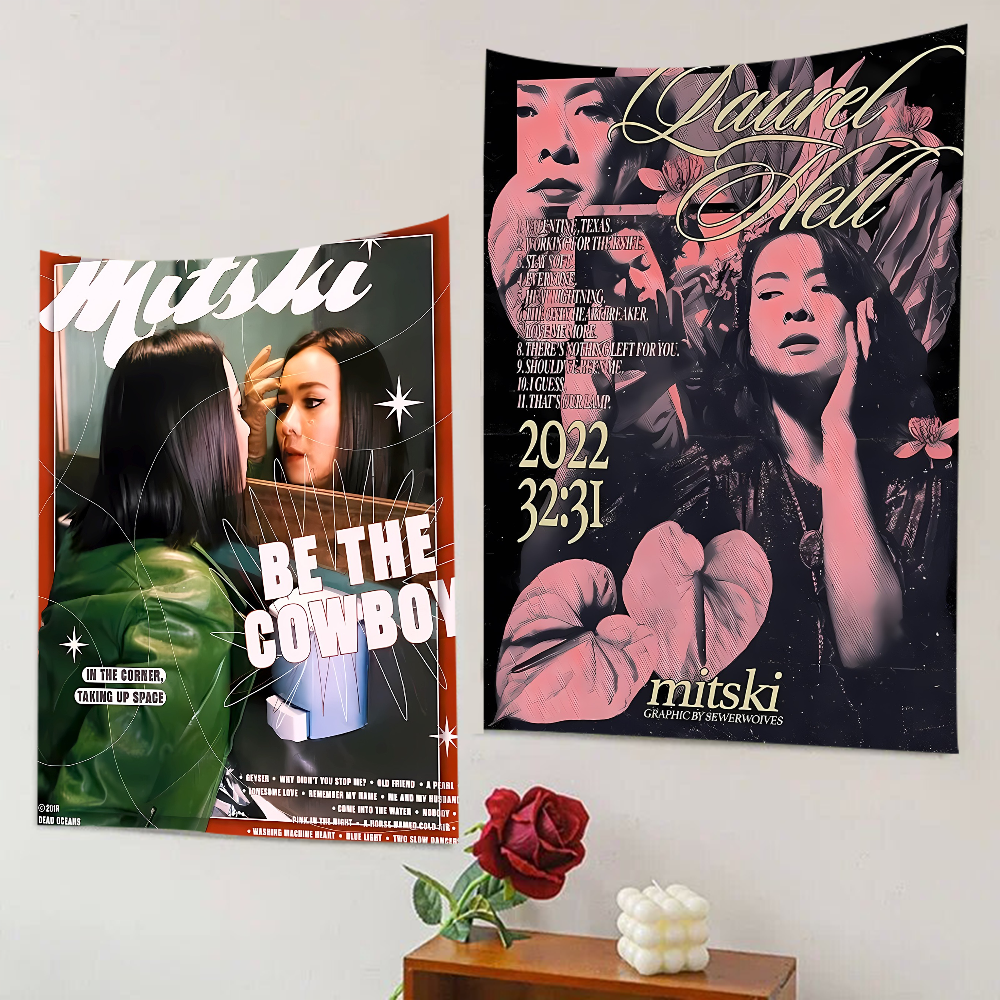 Singer Mitski Photography Back - Dessert Table Backdrop avaliação e preço