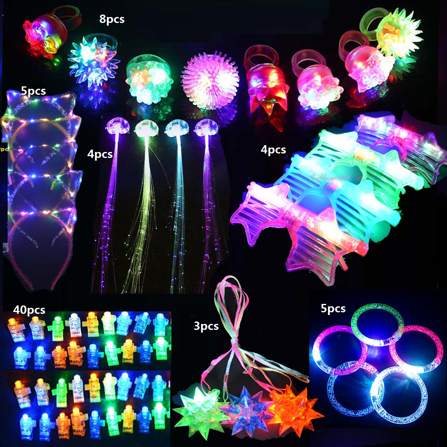 Pack Light Up Toy Party Favors - Cotton Candy Cone avaliação e preço