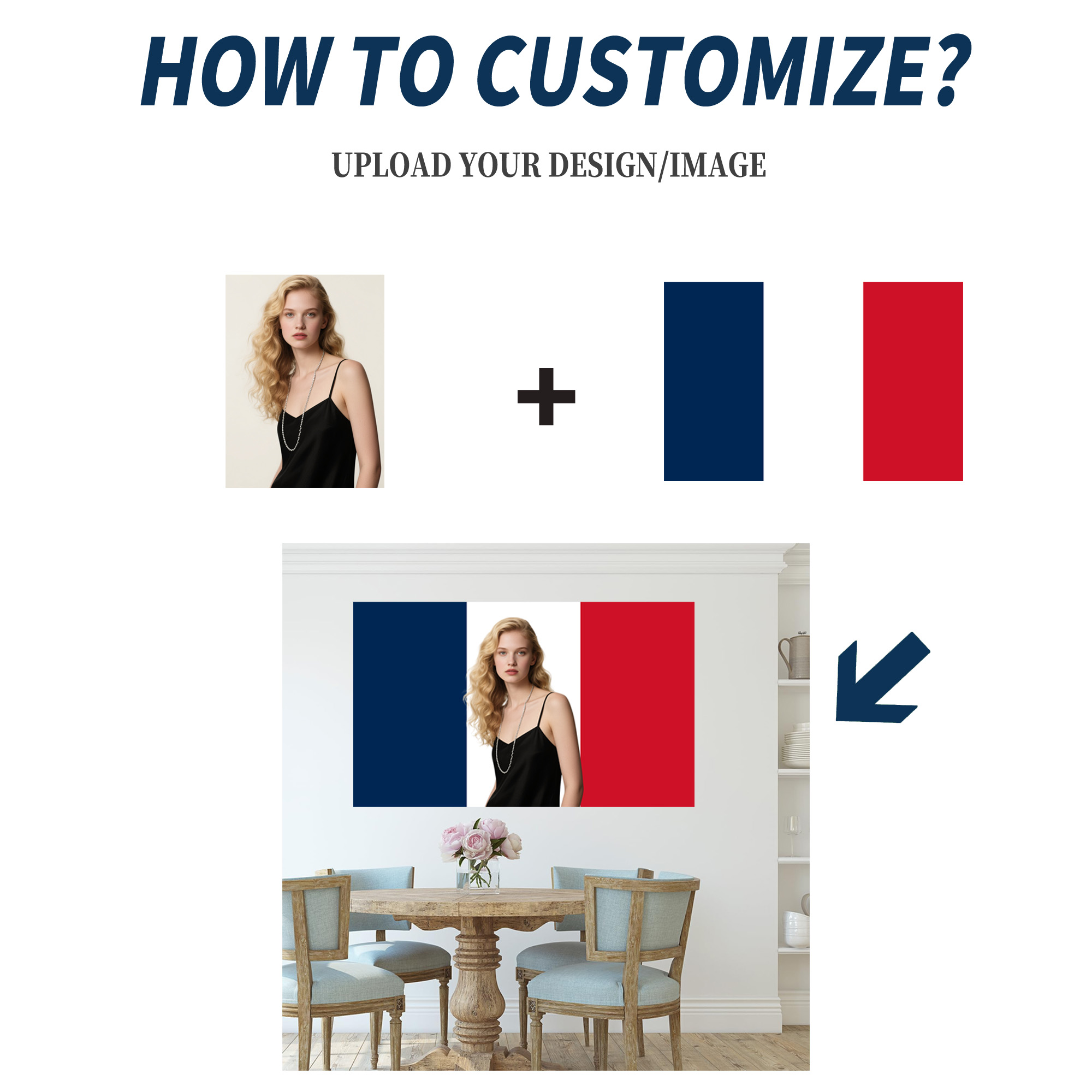 1pc 2D FLAT Personalize France - Event Party avaliação e preço
