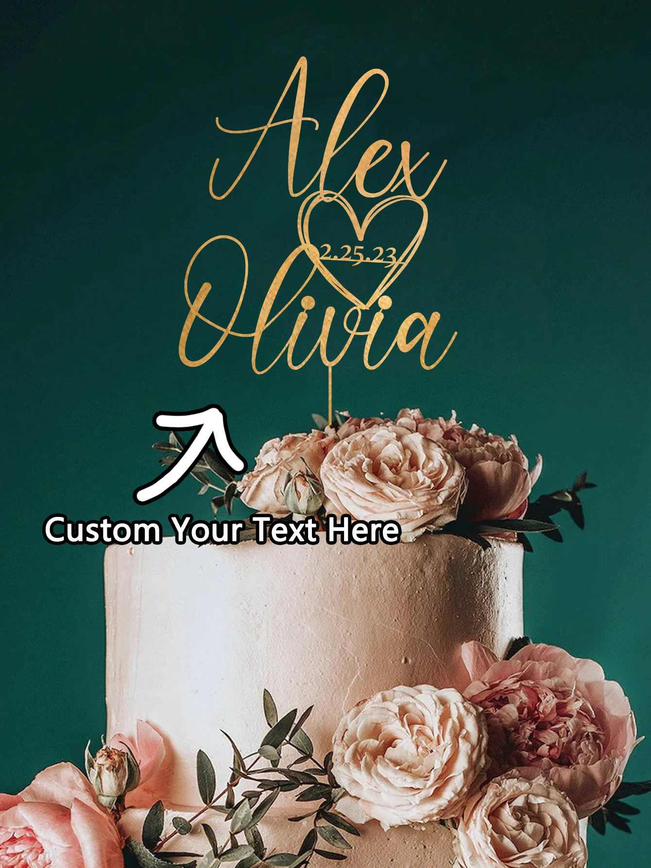 Custom Cake Topper - 1PC Perso - Event Suppliers avaliação e preço