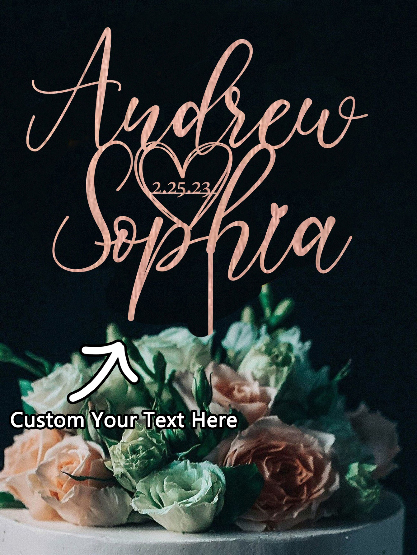 Custom Cake Topper - 1PC Perso - Event Suppliers avaliação e preço