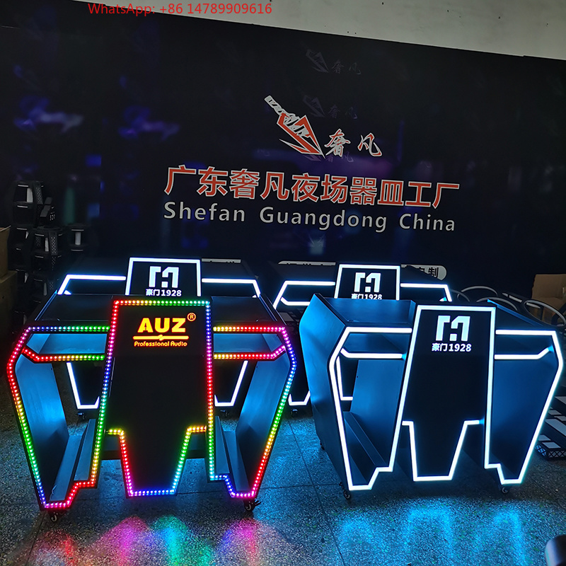 Custom Metal LED DJ Booth Tabl - Event Suppliers avaliação e preço