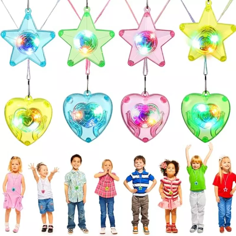 20pcs LED Light Up Necklace Pe - Cotton Candy Cone avaliação e preço