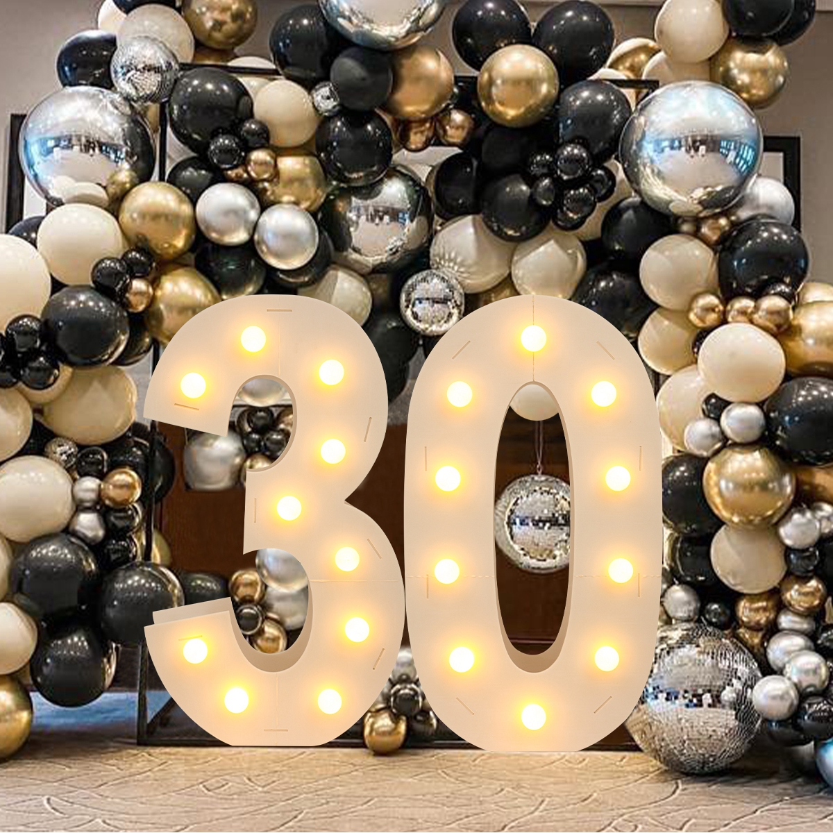 91.5CM Giant Number Led Light  - Led Balloon Light avaliação e preço