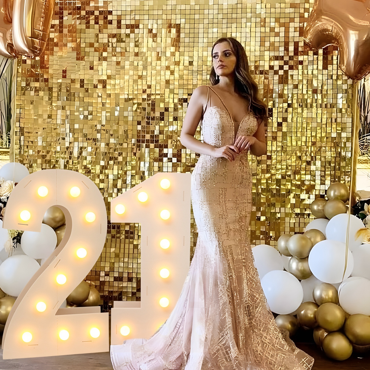 91.5CM Giant Number Led Light  - Led Balloon Light avaliação e preço