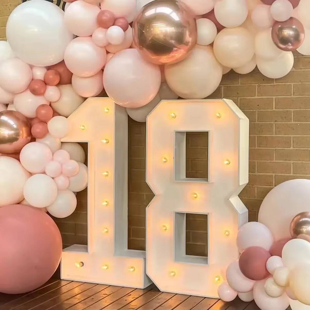 Giant Number Led Light for Kid - Led Balloon Light avaliação e preço