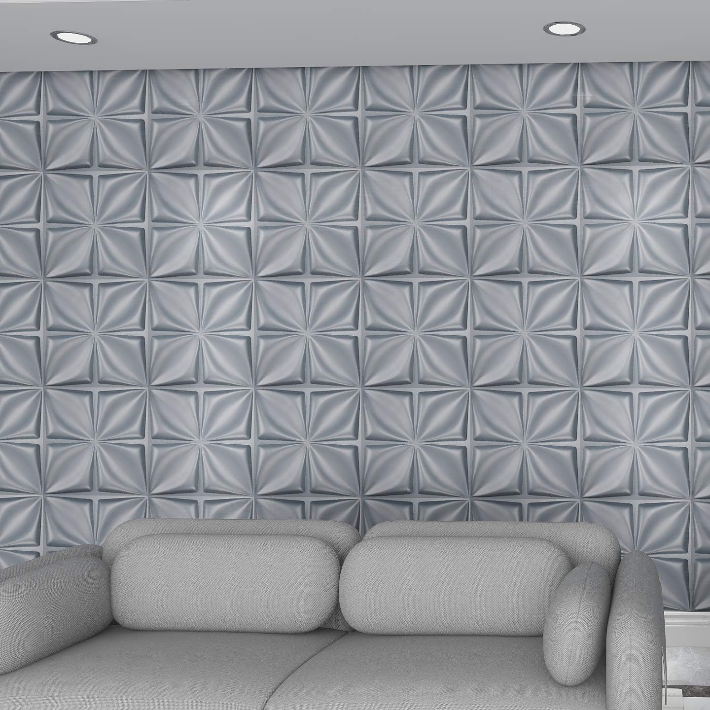 3D Wall Panel PVC Flower Desig - Flower Wall Panel avaliação e preço