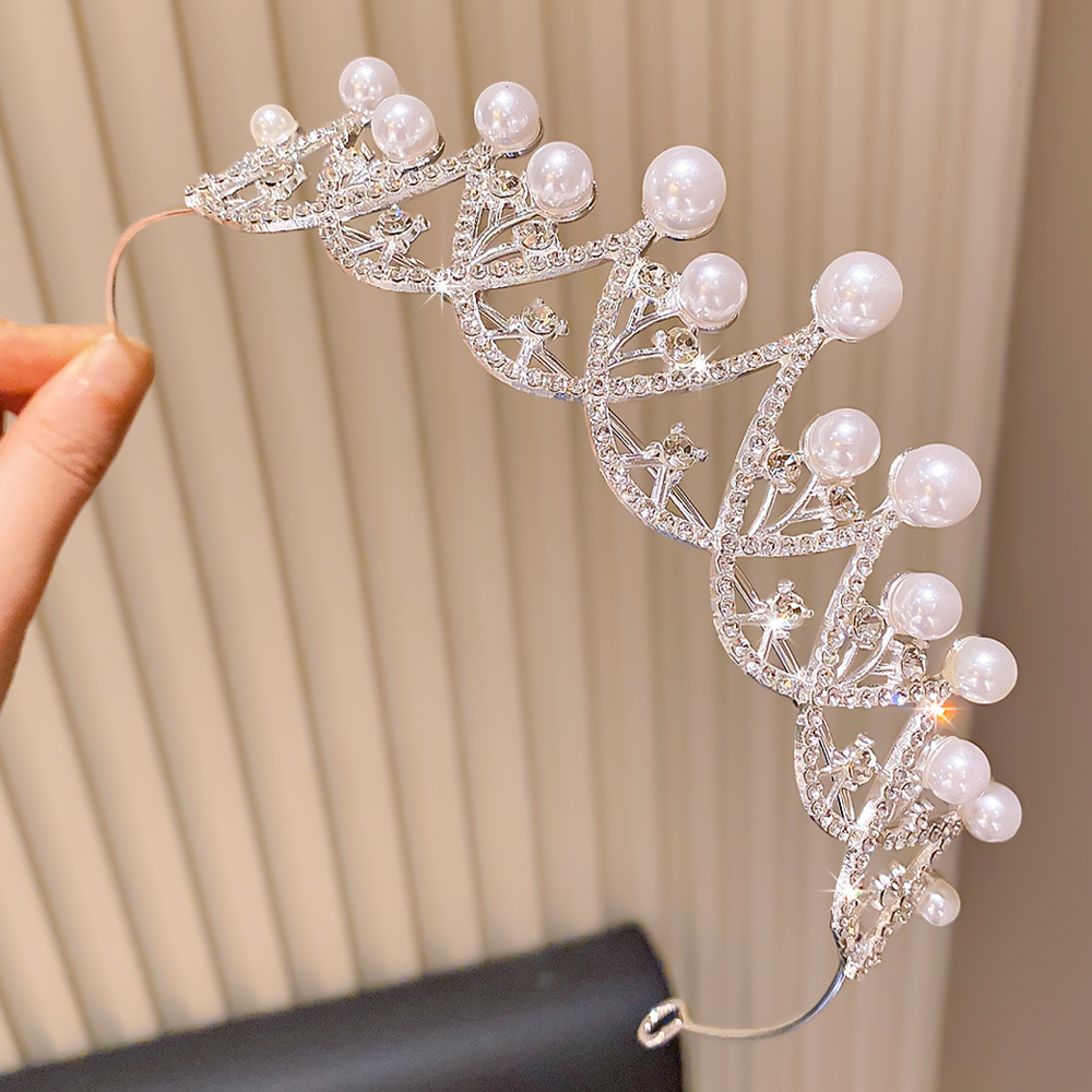 Elegant Pearl Crown Single Fas - Event Party avaliação e preço