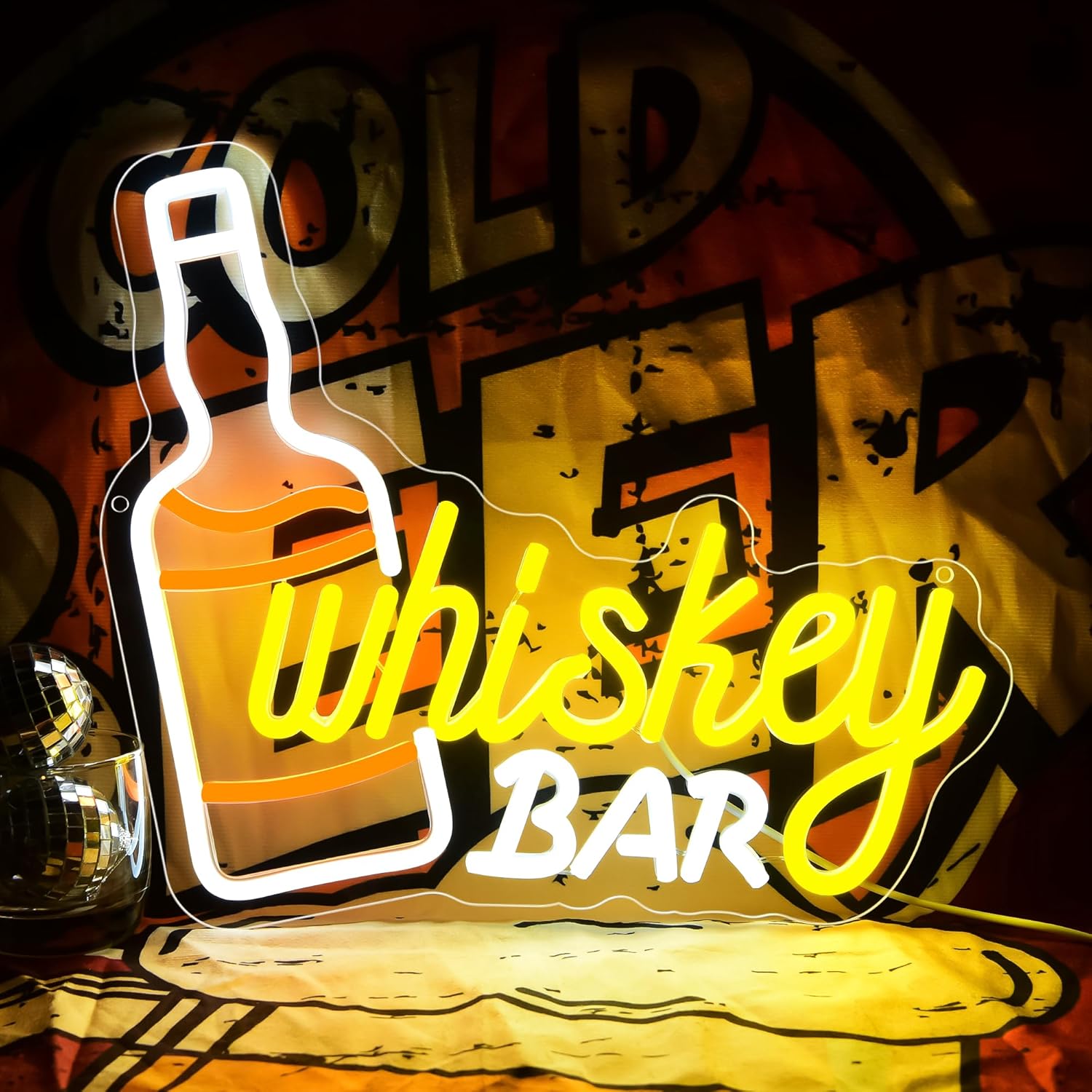 Whiskey Bar Neon Sign Business - Neon Sign Party avaliação e preço