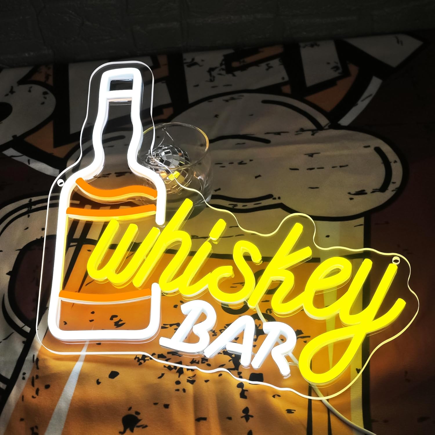 Whiskey Bar Neon Sign Business - Neon Sign Party avaliação e preço