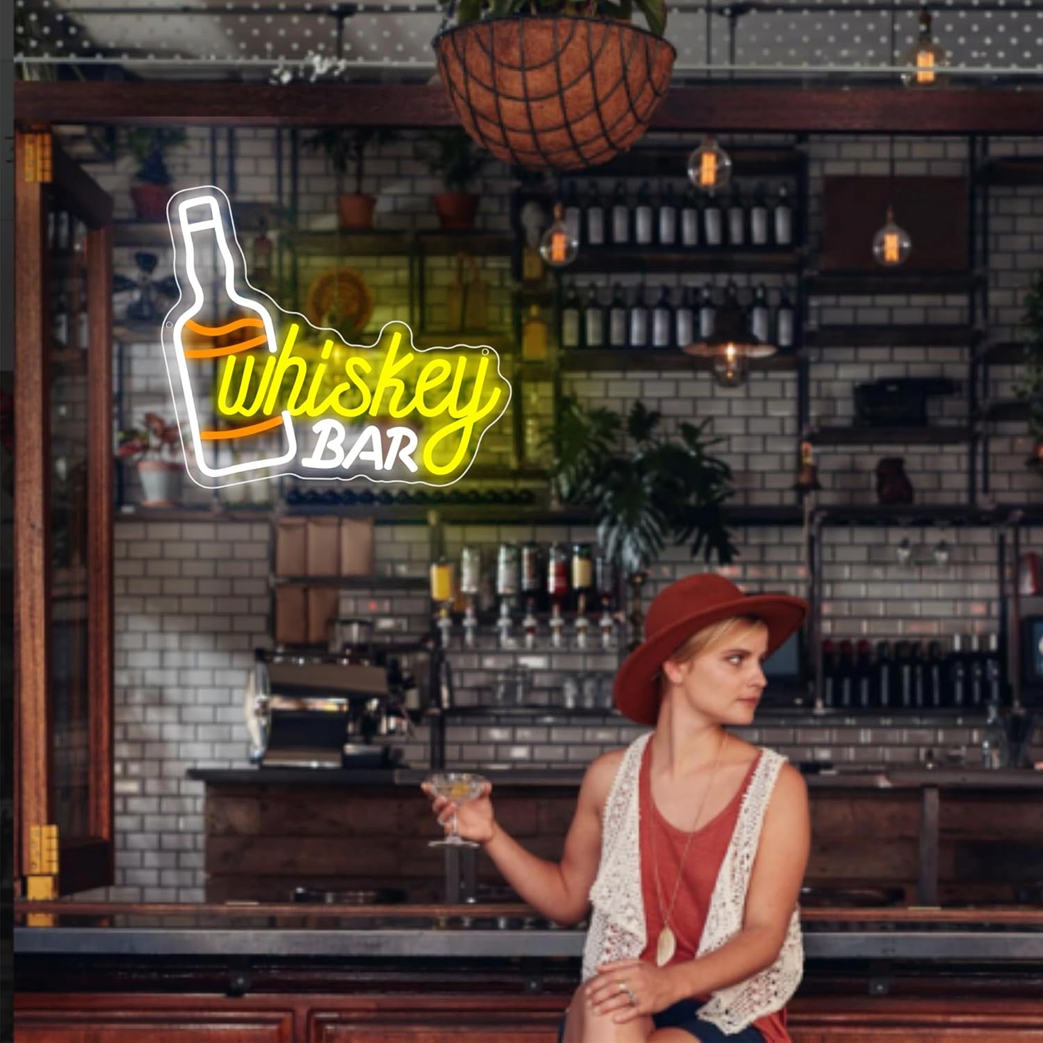 Whiskey Bar Neon Sign Business - Neon Sign Party avaliação e preço