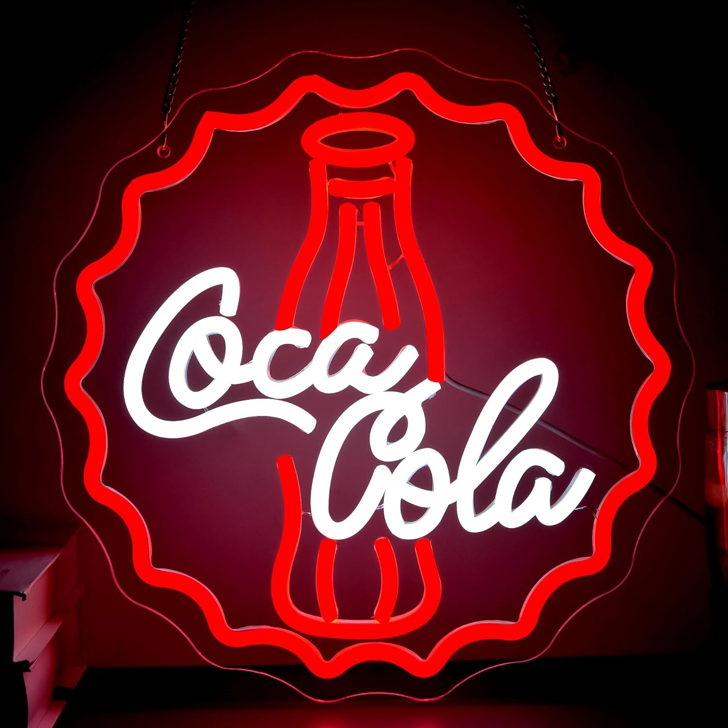 Cola Neon Sign Art Wall Light  - Neon Sign Party avaliação e preço