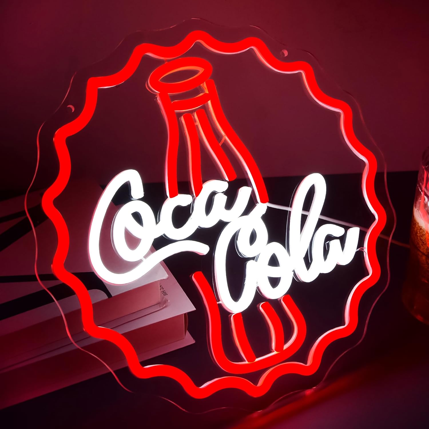 Cola Neon Sign Art Wall Light  - Neon Sign Party avaliação e preço