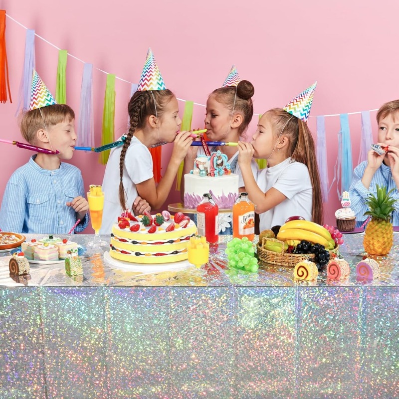 1PC Disposable Tablecloth PE W - Table Cloth Disposable avaliação e preço