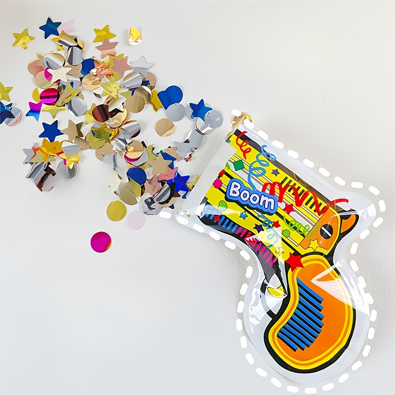 20 Colorful Confetti Poppers,  - Confetti Cannon Tube avaliação e preço