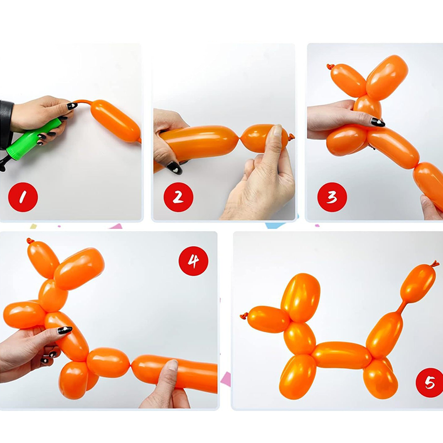 50/101pcs Long Strip Balloon w - Balloon Pump Hand avaliação e preço