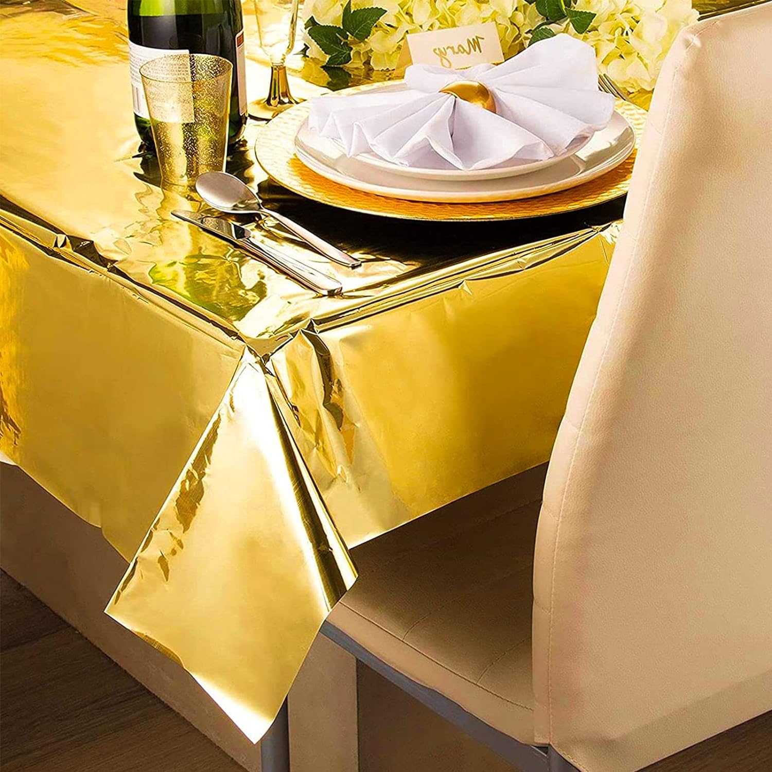 137cm*183cm Rose Gold Sliver D - Table Cloth Disposable avaliação e preço